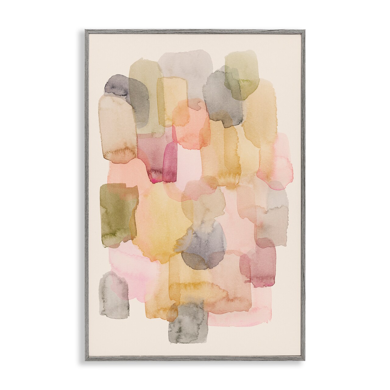 Stupell Industries Various Paint Blobs Framed Giclee Wall Art Design by Grace Popp